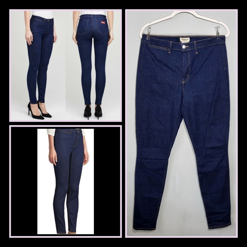L'AGENCE NWOT Zeppelin Skinny Jeans | size 31 | High Rise | Dark Rinse | Ankle